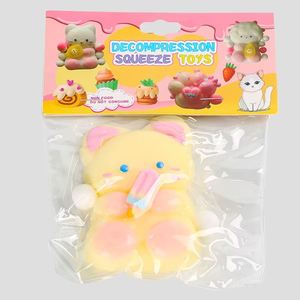 ของเล่นแมวบีบอัดเด้งช้าไม่เหมือนใครของเล่นบรรเทาความเครียดแบบบีบอัดแมว - Product Image 4