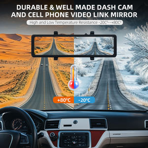 Caméra universelle Full HD 360 degrés 1080P cabine voiture tableau de bord Version écran tactile 11.26 pouces IPS caméra de tableau de bord double objectif voiture boîte noire - Product Image 6