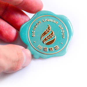 Tùy Chỉnh In Cao Cấp Rượu Vang Logo Kim Loại Nhãn Vinyl Epoxy Sticker Cho Rỗng Chai Rượu Vang Cho Nến Và Thủ Công Sử Dụng - Product Image 5