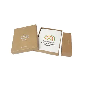 Nguồn nhà máy tùy chỉnh hai mặt giấy bé THẺ FLASH thiệp chúc mừng bé sinh tháng mốc thẻ - Product Image 1