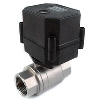 Vanne à boisseau sphérique motorisée haute performance 3/4'' N/O 110/115/120/220/240 VAC normalement ouverte en acier inoxydable pour usage industriel