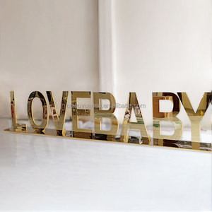 Hongsen tiệc cưới vàng lớn 3D PVC chữ lớn 3 FT 4 ft marquee chữ - Product Image 4