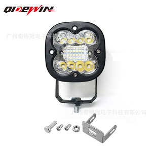 ไฟสปอร์ตไลท์ LED Qideguan 66W สีเหลืองขาว สองสี สำหรับรถจักรยานยนต์และรถยนต์ ใช้ได้กับแรงดันไฟฟ้า 9-36V - Product Image 3