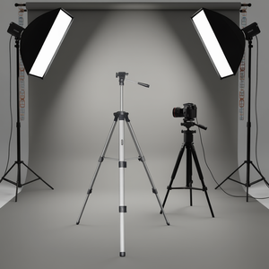 Trípode Fotográfico Alu5025 de Aluminio, 50 mm de Diámetro, 120 cm de Altura, Uso Profesional en Estudio - Product Image 3