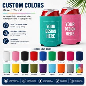 Portavasos de Neopreno Plegable Personalizado con Sublimación, 12 oz, con Logotipo, para Latas de Cerveza - Product Image 5