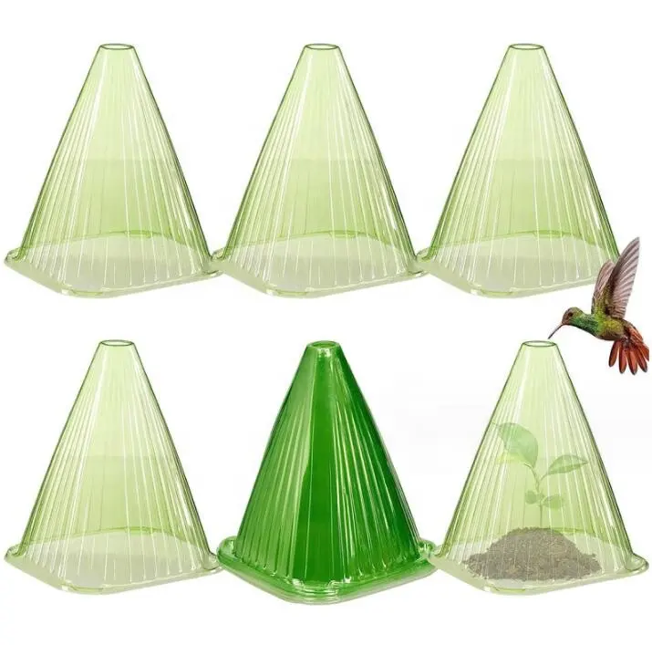 Caldo Sale10/20 pz giardino Cloche cupola campana riutilizzabile piante copre la protezione contro il gelo del sole lumache copertura di plastica della pianta cupola