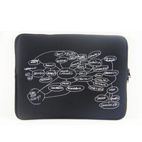 Housse d'ordinateur portable en néoprène personnalisée de 13 pouces, étui de protection imprimé pour ordinateur, sac de transport pour ordinateur portable avec fermeture éclair