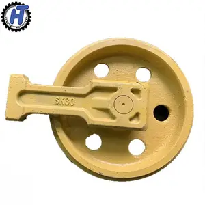 Mini excavator undercarriage parts idler wheel SK30 SK20-7 SK10 front idler for kobelco 77266653