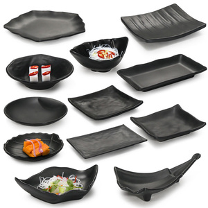Buffet Catering Hotel salsa <span class=keywords><strong>Sushi</strong></span> piatto melamina Snack piatti piatti personalizzati opachi all'ingrosso - Product Image 2