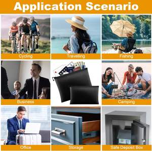 Bolsa para Documentos A4 de Dos Piezas, Resistente al Fuego y al Agua, para Documentos Legales, Pólices de Seguro, Dinero en Efectivo, para Archivo Seguro - Product Image 6