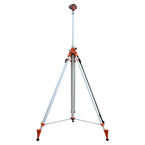 Trípode resistente de elevación de aluminio de <span class=keywords><strong>4</strong></span> <span class=keywords><strong>metros</strong></span> de altura con tubos estables para estación total y láser Roatry - Product Image 1
