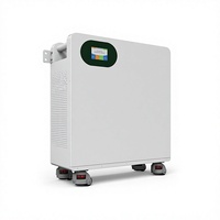 Batterie de stockage d'énergie LiFePO4 16 kWh 51,2 V avec communication CAN, garantie 5 ans, montage mural pour système hybride, réseau domestique et solaire