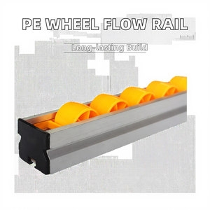 مسار انزلاق صناعي أملس 2023، مسار انزلاق محمول من الفولاذ المقاوم للصدأ مع محامل كروية لتوفير الجهد، مسار انزلاق لتفريغ الحمولات بسعة 100 كجم - Product Image 6