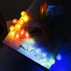 Guirnaldas de luces solares con 10 chips LED, luces decorativas impermeables para exteriores, para jardín, patio, balcón, iluminación ambiental del hogar - Product Image 2