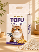 Litière pour chat en tofu de fabrication OEM, forme de bande de 2,0 mm, agglomération rapide, sans poussière, vente en gros
