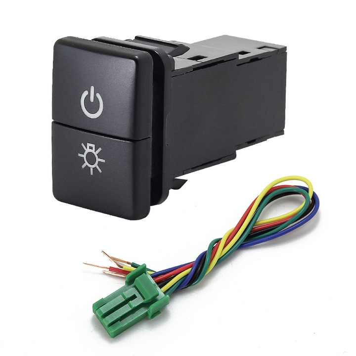 12V Car Switch LED Driving Light on-off Fog Lamp Button