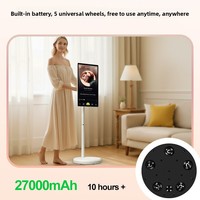 Bestie Machine Écran tactile extérieur à format libre pour diffusion en direct, appareil autonome tout-en-un, téléviseur intelligent 32 pouces