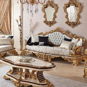 Лидер продаж: Роскошный турецкий офисный диван-комплект. Высококачественная классическая мебель. Элегантный и вневременной дизайн. - Product Image 6