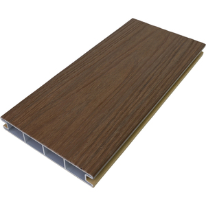 Chống trầy xước chống mài mòn và dễ dàng làm sạch nhôm <span class=keywords><strong>Composite</strong></span> <span class=keywords><strong>decking</strong></span> tái chế biệt thự sân cảnh quan kỹ thuật boong - Product Image 4