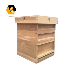 Bán Buôn 8 10 Khung 3 Lớp New Zealand Thông Đỏ Tuyết Tùng Gỗ Anh Anh Quốc Quốc Gia Anh Tổ Ong Bee Hive Với Mái Kim Loại - Product Image 2