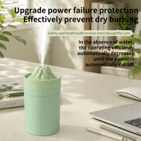 Nouveau modèle 2026 – Mini humidificateur à brume froide 200 ml, diffuseur d'huiles essentielles USB-C avec veilleuse LED colorée