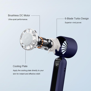 Popular Portable <b>Usb</b> Rechargeable Working by Lithium Battery Foldable <b>Mini</b> Handy <b>Fan</b> Super Cooling <b>Fan</b> - Product Image 4