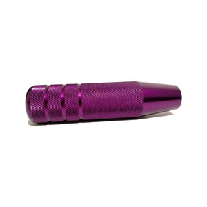 Knurled Gear <b>Shift</b> <b>Knob</b> Universal Aluminum Alloy Ergonomic Black Red Gold Purple Color Options - Product Image 4