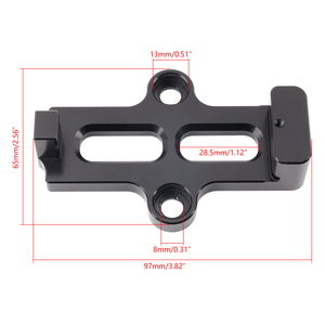 ขายึดเซ็นเซอร์อะลูมิเนียม CNC สีดำ สำหรับเซ็นเซอร์น้ำมันเชื้อเพลิง GM Flex Fuel รุ่น OE 13577429 อะไหล่ทดแทน FDJ-246-BK - Product Image 6