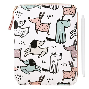 Cuaderno de cuero PU con estampado de flores y cremallera, bonito diario B6 2022, listo para enviar, con bolígrafo - Product Image 3