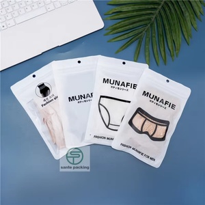 Custom Men's and Women's Underwear Frosted PET/PE Gravure Printed Recyclable Leggings Zipper <b>Packaging</b> <b>Bag</b> - Product Image 2