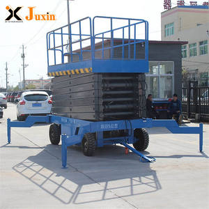 Plataforma Elevadora de Tijera Eléctrica a Batería, Mesa de Trabajo Usada en Almacenes y Fábricas, Elevador de Personas con Certificado CE - Product Image 2