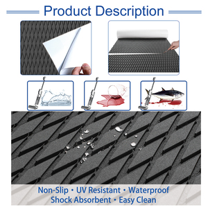 Suelo de Madera Artificial <span class=keywords><strong>para</strong></span> <span class=keywords><strong>Barcos</strong></span> y Yates, Estilo Moderno Personalizado, Resistente a los Rayos UV, Impermeable, Antideslizante, de EVA Cepillado, Tipo Clic - Product Image 5