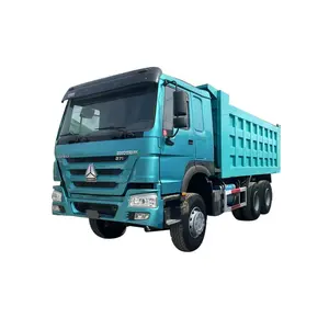 Buen Estado 130-60 toneladas Howo precio bajo volquete 6x4 10 ruedas diesel usado camión volquete para la venta
