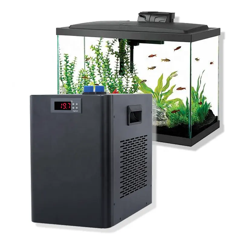 ICEGALAX 0,3 PS 600 W 300 L Aquarium Tankwasserschrank Kühlgerät Aquarium Kühler Kühler mit Kühlkompressor