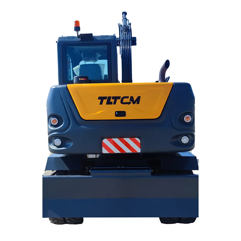 TLTCM Wheeled Excavator Price E75s High quality and low price for sale Small Wheeled Excavator