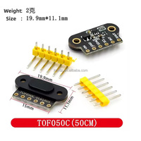 VL6180/VL53L0X/VL53L1X Modul Sensor Jarak Laser Time of Flight (ToF) TOF050C TOF200C TOF400C 50CM/2M/4M IIC Untuk Arduino STM32