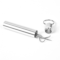 Cure-dents en acier inoxydable portable kit de soins bucco-dentaires outils dentaires en acier inoxydable