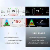 Tableau de bord numérique pour Model 3 Highland, écran CarPlay Android Auto, 6,86 pouces, affichage HUD automatique, compteur de vitesse