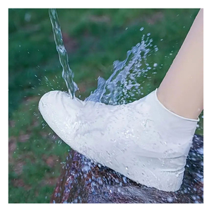 Cubierta de zapatos de lluvia de látex para exteriores duradera gruesa Unisex plegable antideslizante impermeable - Product Image 2