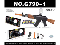 Pistola de Juguete de Asalto de 56 cm, Pistola de Juguete Lanza Bolas, Juguete de Disparos para Niños, Juego Deportivo al Aire Libre