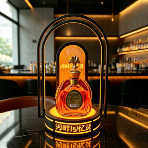 LED Rechargeable <b>Wine</b> Bottle Presenter, VIP Glorifier Display Stand for <b>Bar</b> Nightclub - Product Image 2