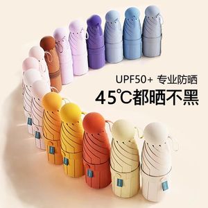 Tianhui Capsule Umbrella Mini Folding 40C Sun Protection UV Shield Travel Gift - Product Image 4