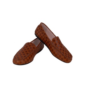 Choozii – mocassins en cuir gaufré marron pour <span class=keywords><strong>femme</strong></span>, chaussures à enfiler, nouveau Design - Product Image 5