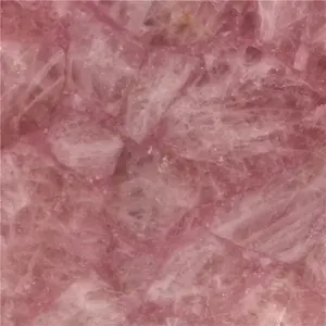 Cristallo di Quarzo Rosa Naturale, <span class=keywords><strong>Pietra</strong></span> Semi-<span class=keywords><strong>preziosa</strong></span> Traslucida, Design Moderno, Impermeabile, Superficie Lucidata, <span class=keywords><strong>Pietra</strong></span> <span class=keywords><strong>Preziosa</strong></span> Rosa - Product Image 3