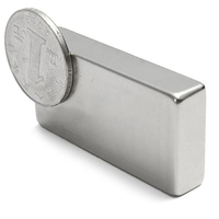 Aimant néodyme carré rectangulaire puissant et permanent N52, aimants néodyme 50x25x10 mm, bloc aimant néodyme