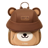 Nouveau design, sac d'école en néoprène à motifs de dessins animés mignons, fermeture éclair, échantillon gratuit, pour enfants de 3 à 6 ans