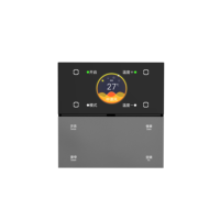 Interrupteur mural intelligent Tuya Larkkey Zigbee 3.0 hors ligne, commande centrale multifonction pour rideaux, éclairages et scènes