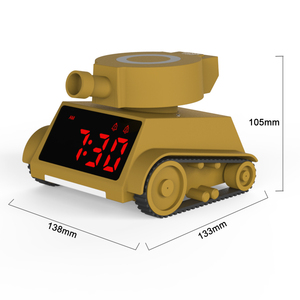 Đồng Hồ Báo Thức Điện Tử Cho Học Sinh, Đồng Hồ Đồ Chơi Xe Hơi Ô Tô Có Chuông Kép Cho Trẻ Em - Product Image 2