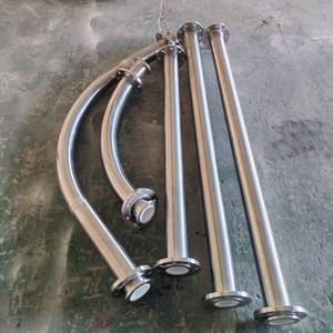 鉱業向けセラミックライニング鋼複合材SS304/316ステンレス鋼シームレスパイプ継手 - Product Image 2