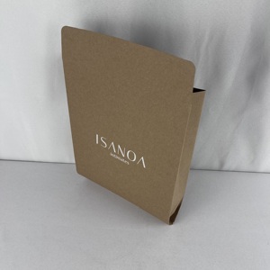 Bolsa de correo marrón personalizada, embalaje expandible de fondo plano, bolsas de correo, bolsas de ropa, embalaje para envío, transporte de correo - Product Image 3